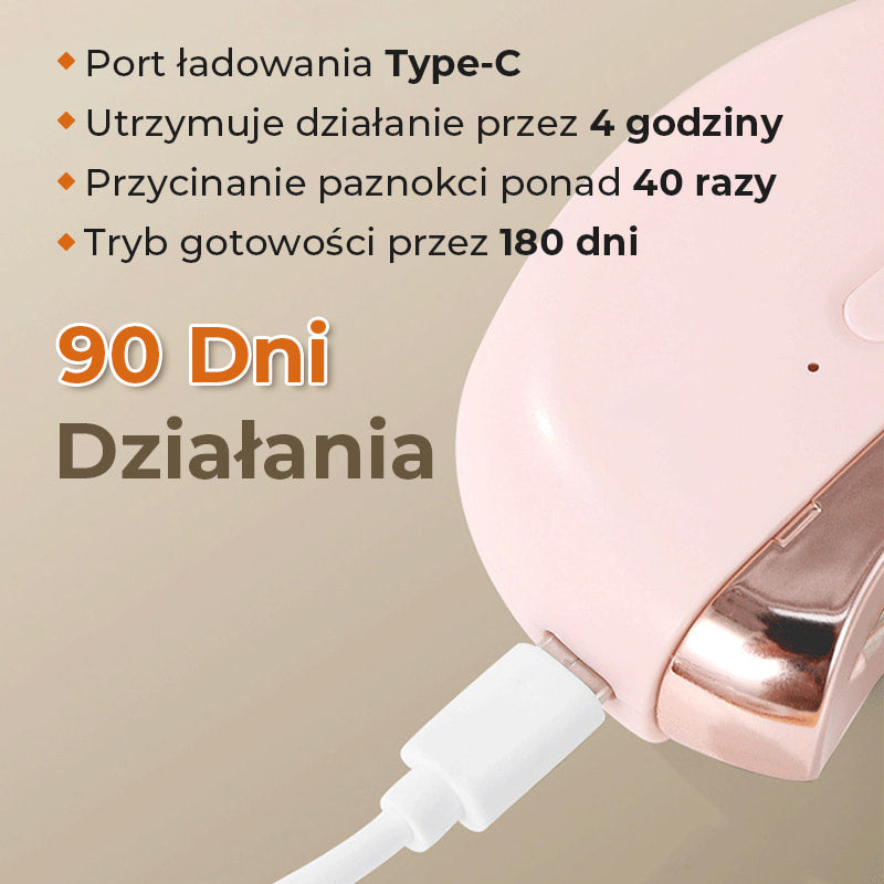 đ„2 az 1-ben MotorizĂĄlt polĂrozott automatikus körömvĂĄgĂłgĂ©pđ.