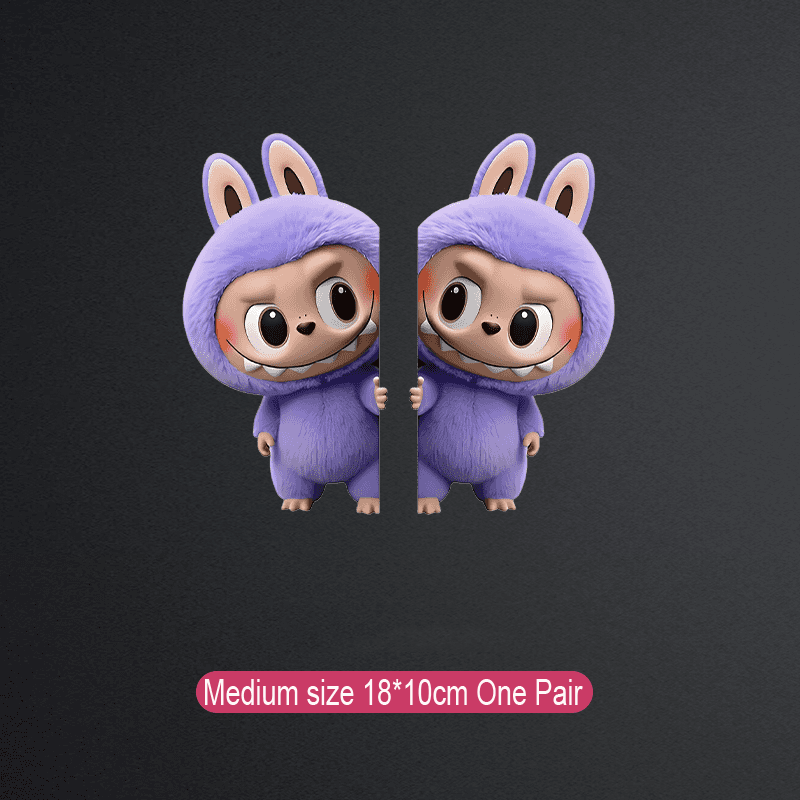 Labubu kreatív autómatrica