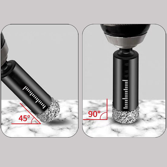 【🔥Teljes készlet】🛠️Wiertła hatszögletű szárral márványhoz/csempéhez/kőhöz