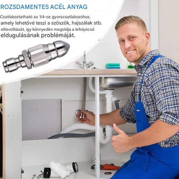 💝Erőteljes fúvóka a csövek tisztításához és duguláselhárításához💥