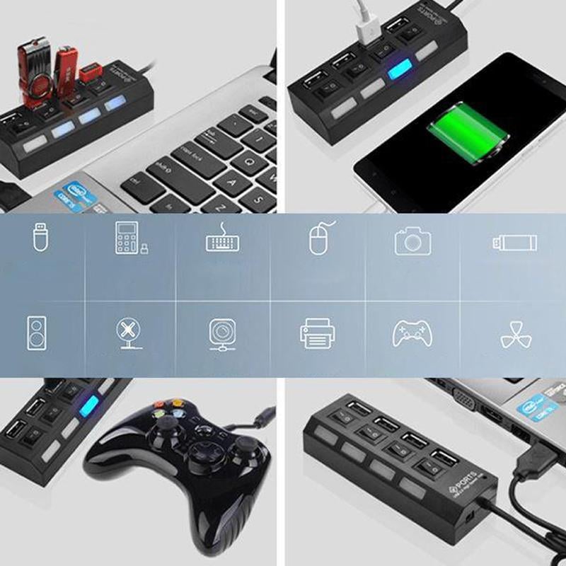 Gyors USB-elosztó több porttal