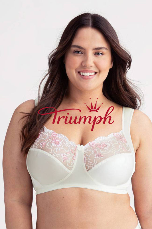 TRIUMPH - 3DB (75A-110F) 💝HÍMZETT VEZETÉK NÉLKÜLI FEHÉRNEMŰ✨