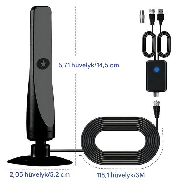 🔥1080P TV antenna HD vevő