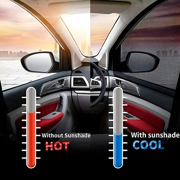 Napellenző függönyök autó oldalsó ablakaira (4 darab) | SIDESCREEN