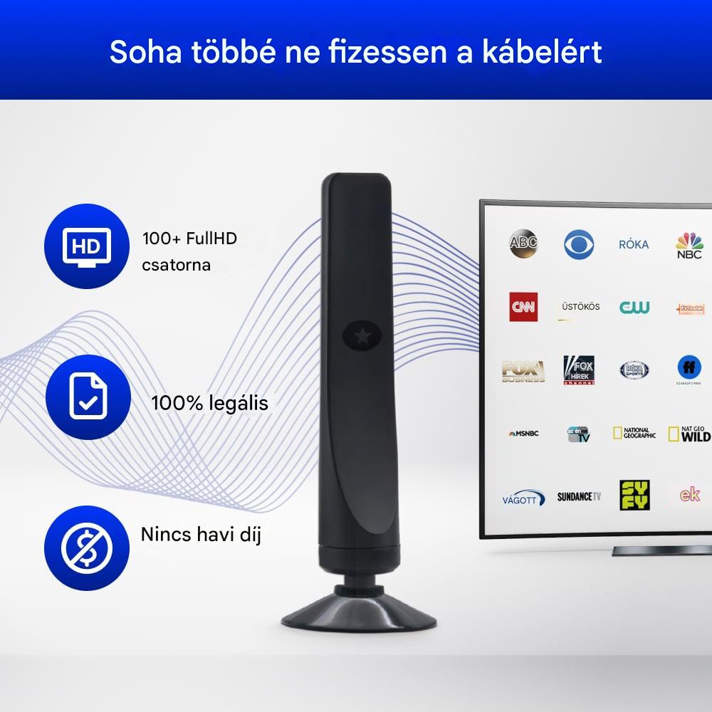 🔥1080P TV antenna HD vevő