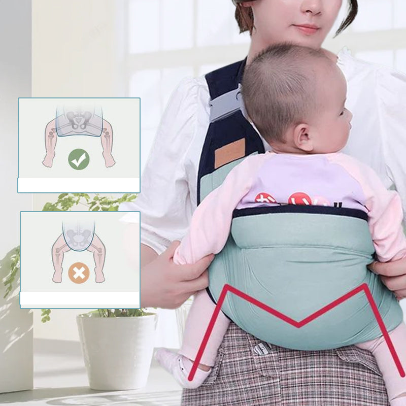 👶✨ Ergonomikus és kényelmes babahátizsák, amely egyenletesen elosztja a súlyt és csökkenti a vállakra és a derékra nehezedő terhelést! 💪🍼