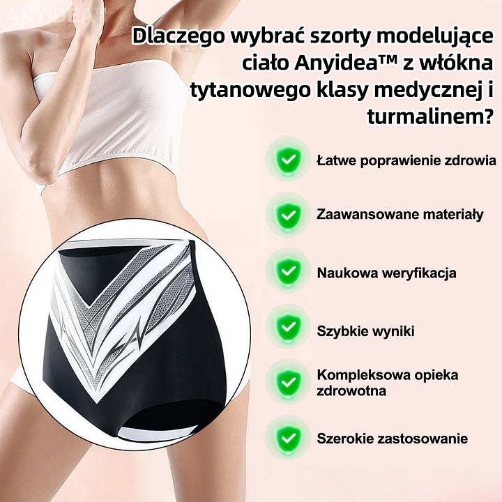 🔥 Titán orvosi szálas modellező rövidnadrág önmelegítővel és turmalinnal (⏰ Utolsó esély a kedvezményre - utolsó 30 perc! ⏰)✈️