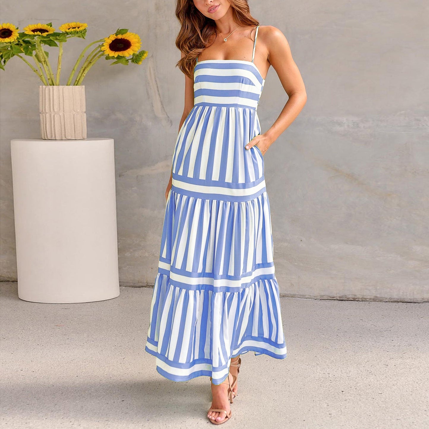 Coastal Vibes Maxi ruha – Kényelem és szín egyben