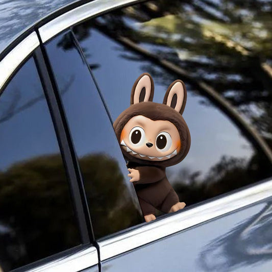 Labubu kreatív autómatrica