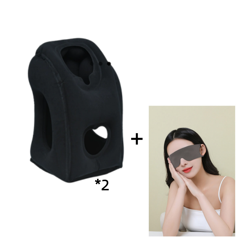 🌬️ Ergonomikus felfújható utazópárna ✈️😴
