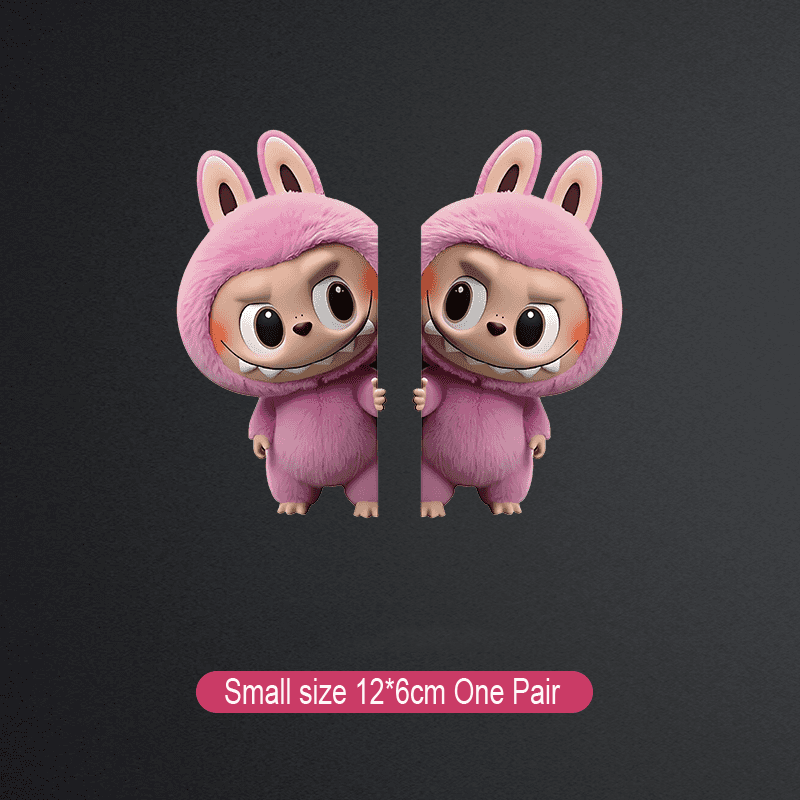 Labubu kreatív autómatrica