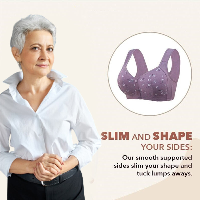 Vásároljon 1et és kapjon 3at ingyen (3 db) 🔥 2024 Cotton Front Opening Senior Bra