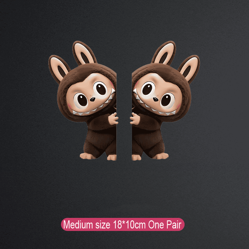 Labubu kreatív autómatrica