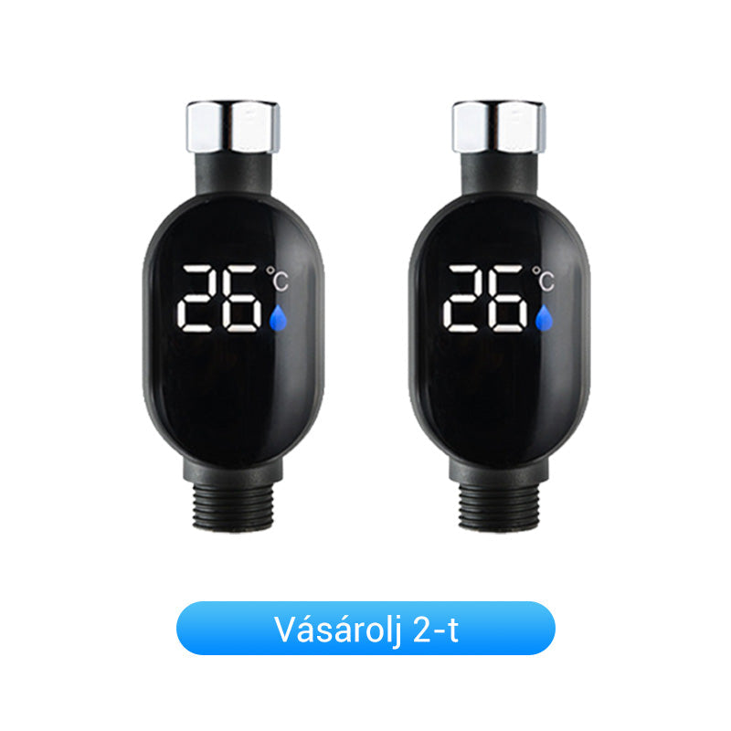 💧Zuhanyzó hőmérő🌡️Nincs több találgatás - azonnali hőmérséklet kijelzés! 🚿Pontos forrázásvédelem