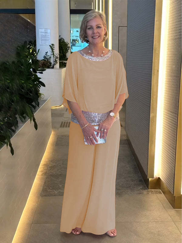 đž2025 ElegĂĄns Colorblock flitter kĂ©trĂ©szes szett