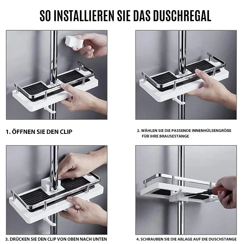 Hot Sale Shower rod storage rack