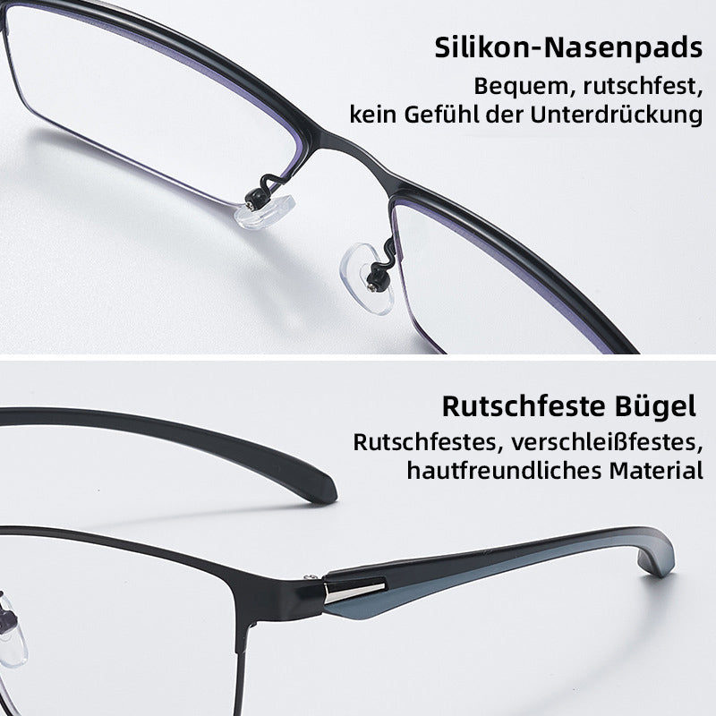 TITAN MULTIFOKALE LESERBRILLEN FOTOCHROMATISCH PROGRESSIVE DOPPELTE ANTI-BLAULICHT