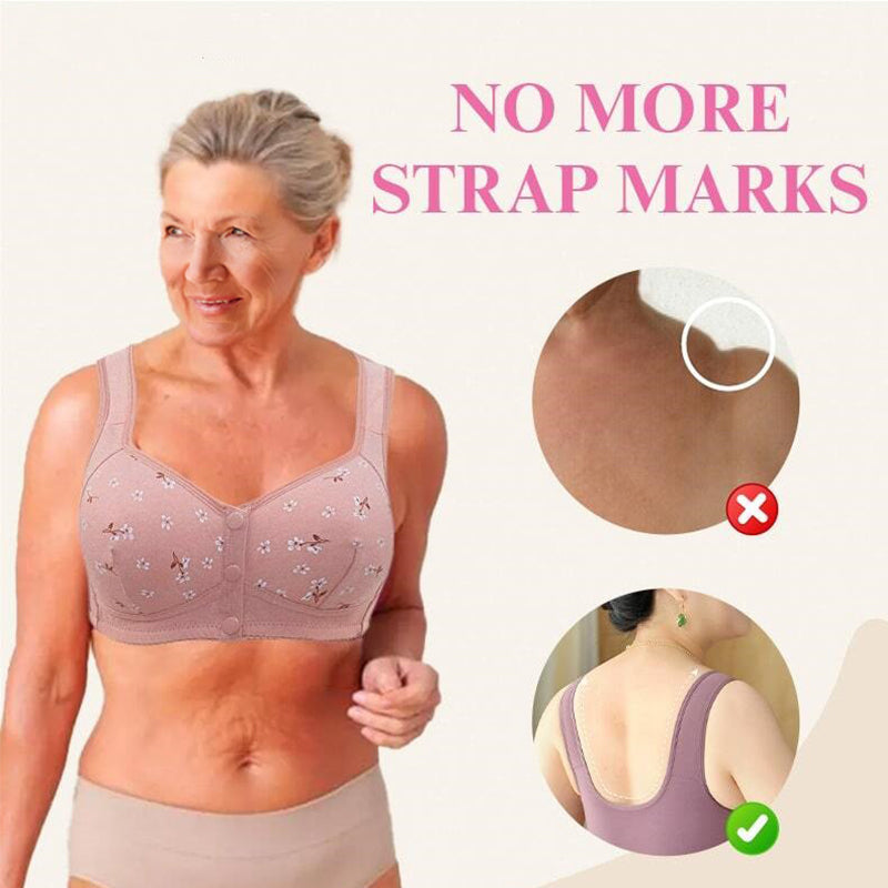 Vásároljon 1et és kapjon 3at ingyen (3 db) 🔥 2024 Cotton Front Opening Senior Bra