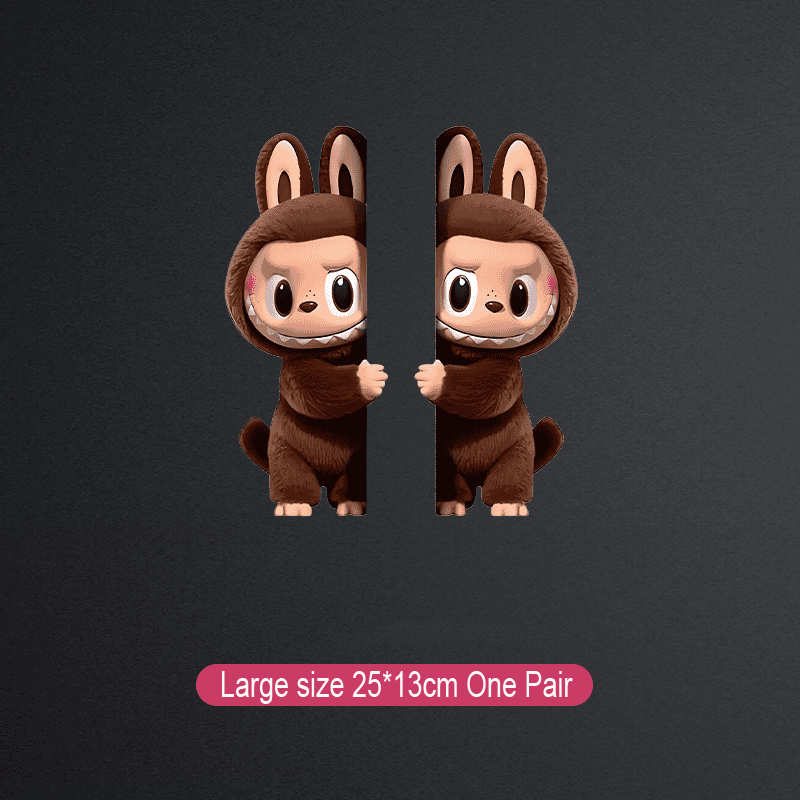 Labubu kreatív autómatrica