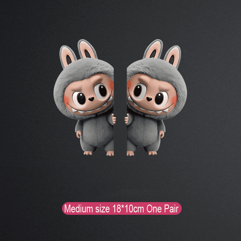 Labubu kreatív autómatrica