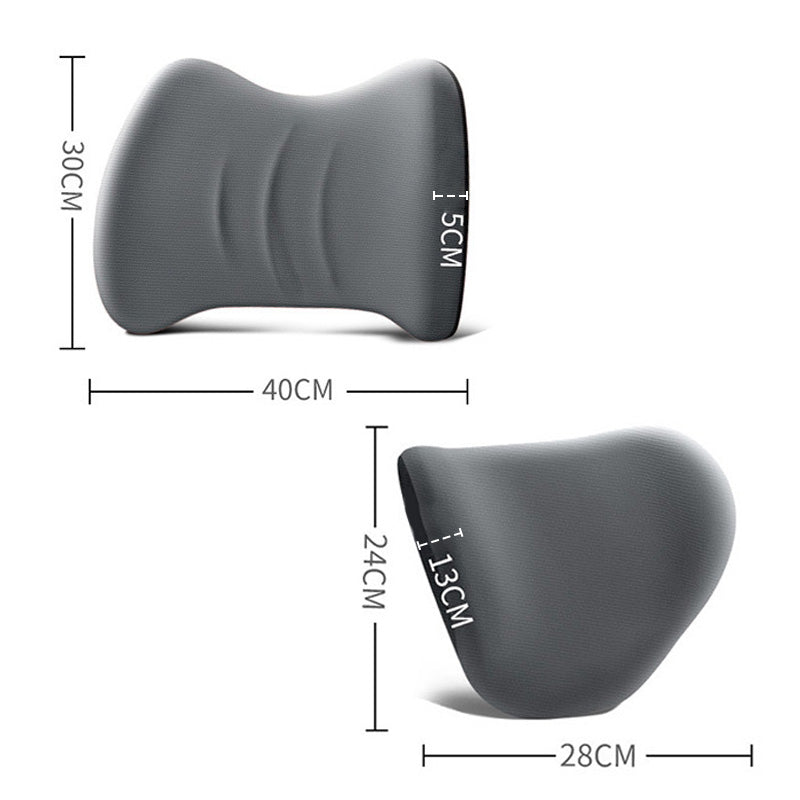 Ergonomikus autósülés fejtámla és ágyékpárna