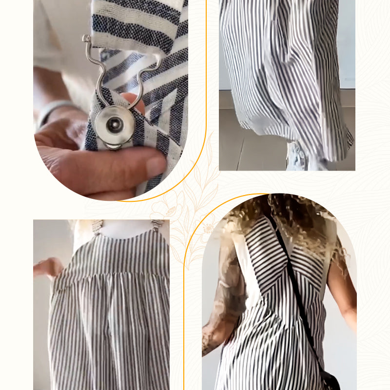 ✨Hétköznapi csíkos camisole ruha - fáradságmentes stílus és kényelem