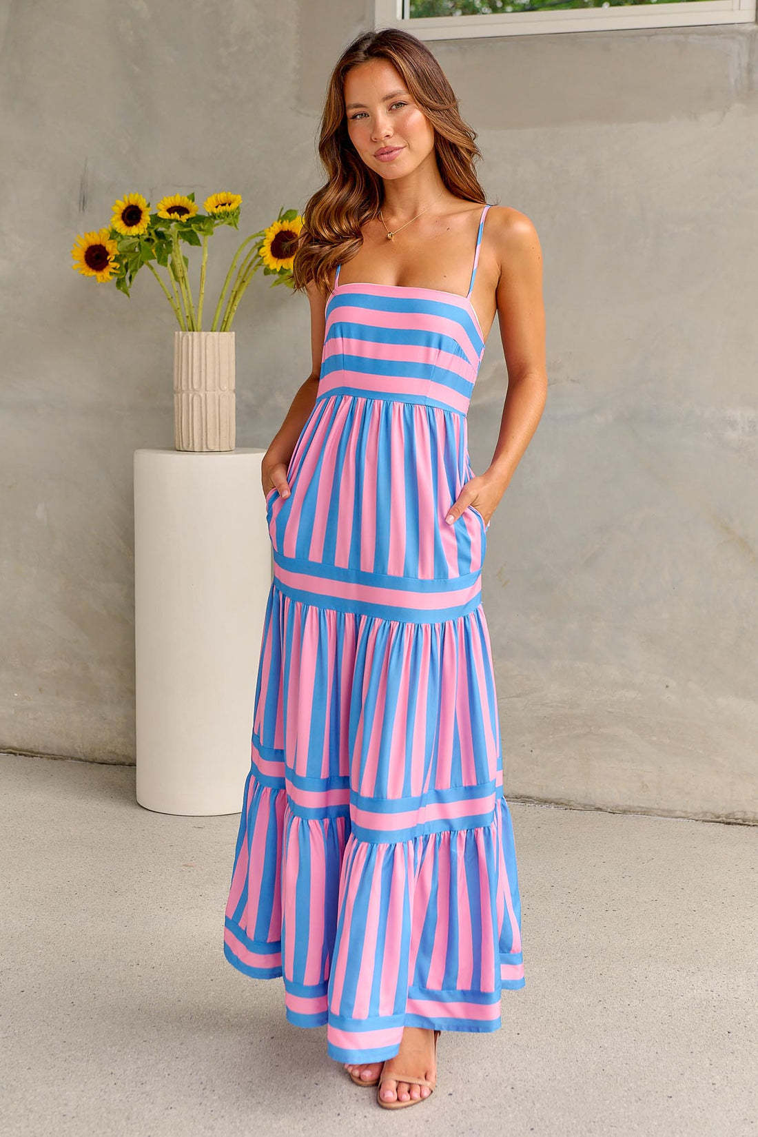 Coastal Vibes Maxi ruha – Kényelem és szín egyben