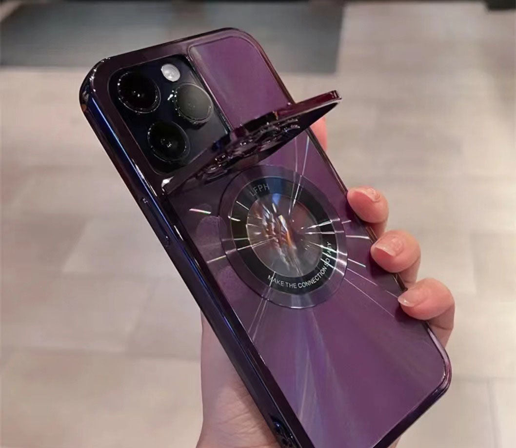 Mágneses iPhone tok lencsetartóval