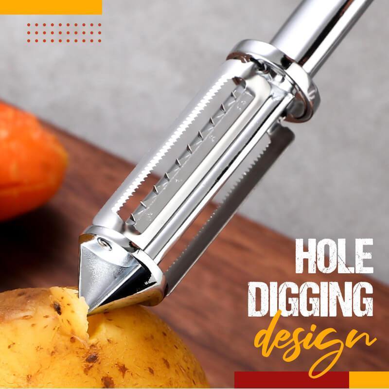 ✨Vásároljon 1 és kapjon 1 ingyen✨Multifunkcionális rozsdamentes acél hámozót