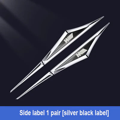 Kreatív horganyzott fém autómatricák✨2 fotó✨