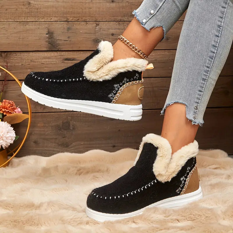 Téli leárazás 50% kedvezménnyel - Gyapjú béléssel, meleg és kényelmes téli ortopéd cipők nőknek