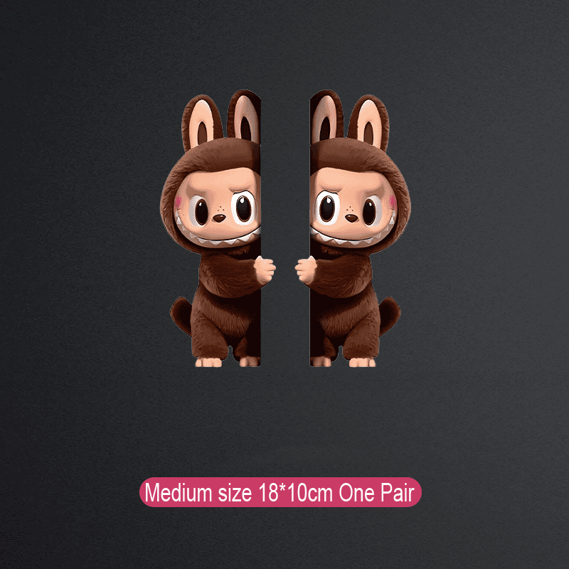 Labubu kreatív autómatrica