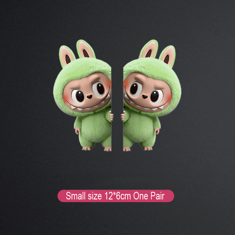 Labubu kreatív autómatrica