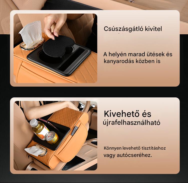 Multifunkcionális autós kartámasz