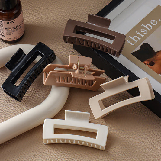 Puha szilikon hajcsat cápa csipesz - puha, ütközésálló védelem a fej hátsó részén - ütésálló és tartós