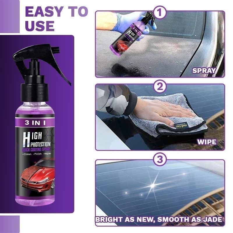 đ„ VĂĄsĂĄrolj 1et Ă©s kapj 1et ingyenđ„ 2024 car Quick Spray 3 az 1-ben nagyfokĂș vĂ©delemmel