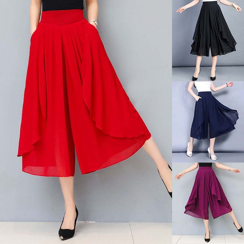 【M-3XL】👗 Női magas derekú sifonszoknya