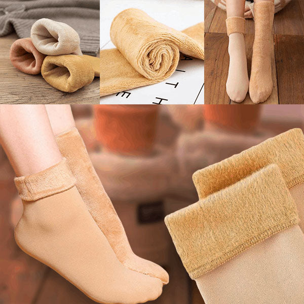 Velúr hőzokni (8 pár)