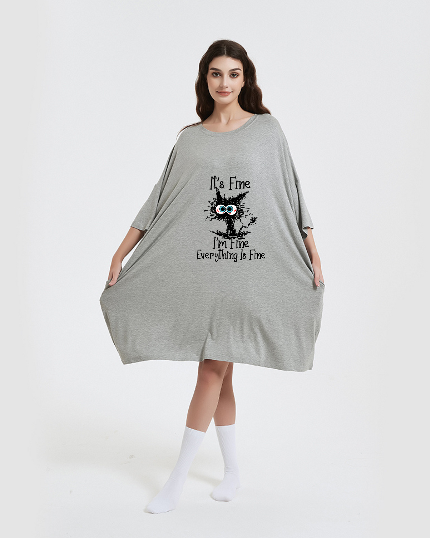 Nagy méretű bő hosszú póló (50-100 kg súlyú viselésre alkalmas)