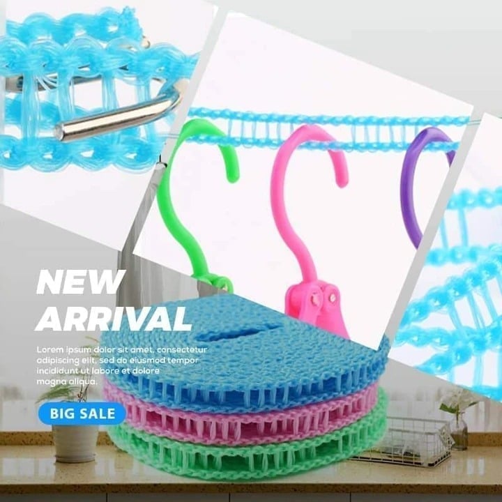 Szélálló, csúszásmentes ruhaszárítókötél (32 ft)