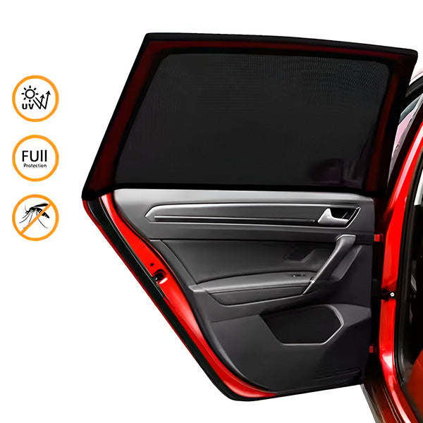 Napellenző függönyök autó oldalsó ablakaira (4 darab) | SIDESCREEN