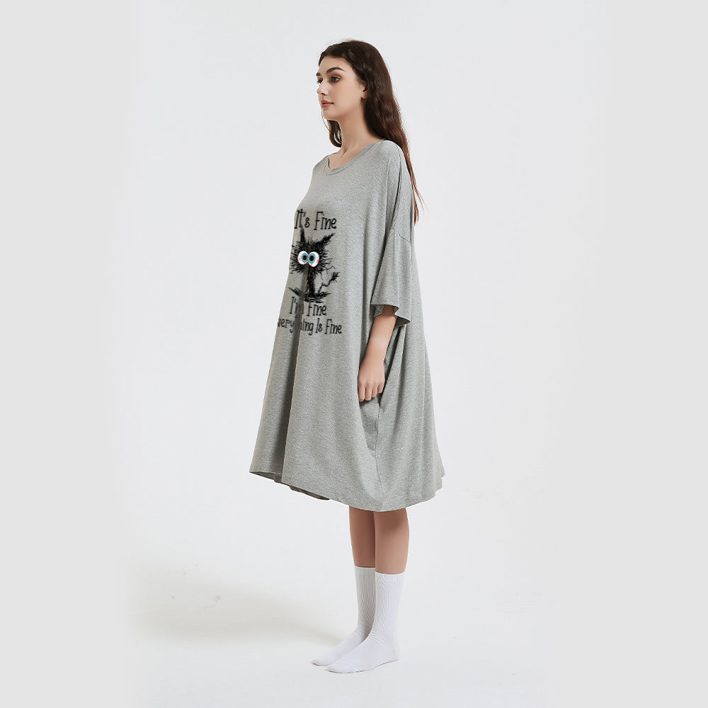 Nagy méretű bő hosszú póló (50-100 kg súlyú viselésre alkalmas)