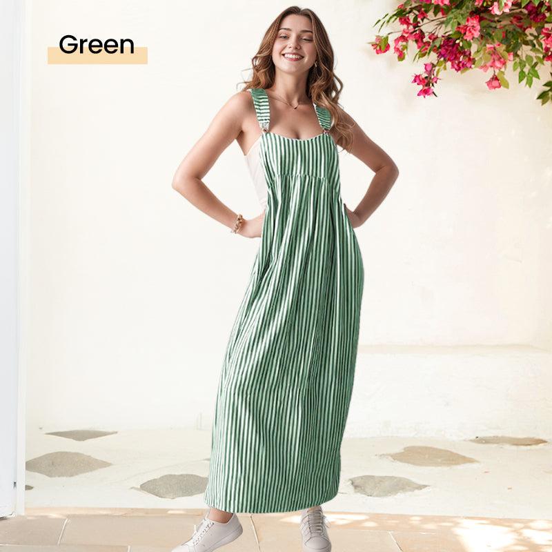 ✨Hétköznapi csíkos camisole ruha - fáradságmentes stílus és kényelem