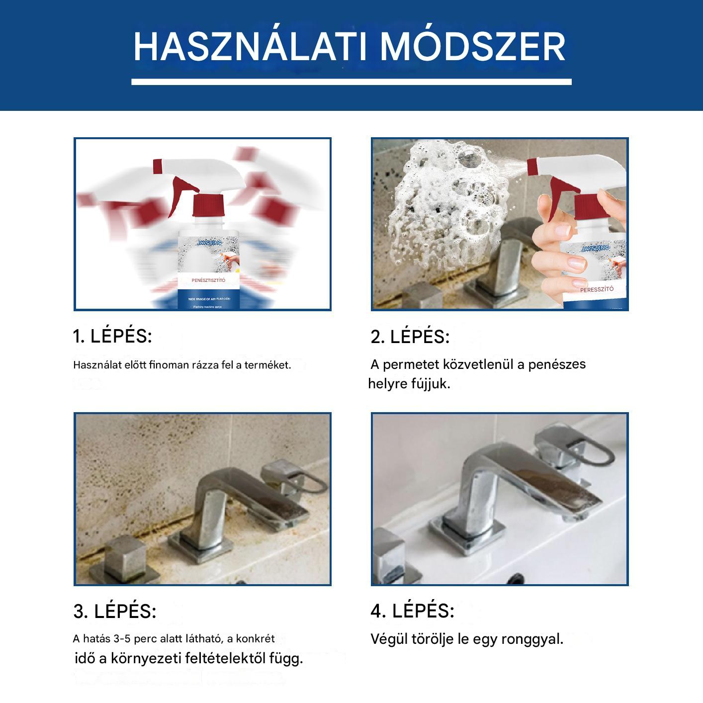 Folt- és penészeltávolító multi-tisztító spray