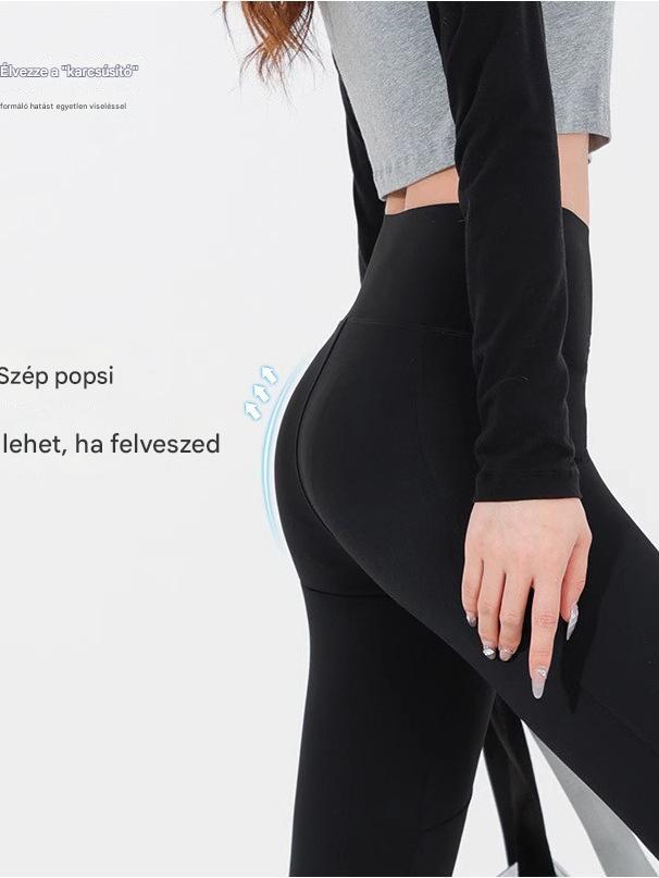 đ„NĆi magas derekĂș hĂĄlĂłs leggings oldalsĂł zsebbel - pocakkontroll Ă©s popsi emelĂ©s