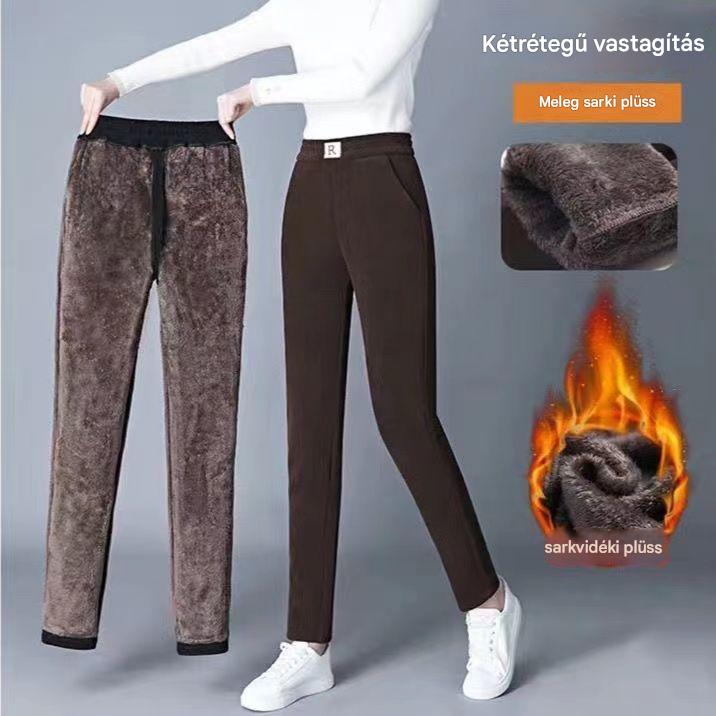 Harlekin női farmer nadrág gyapjú béléssel