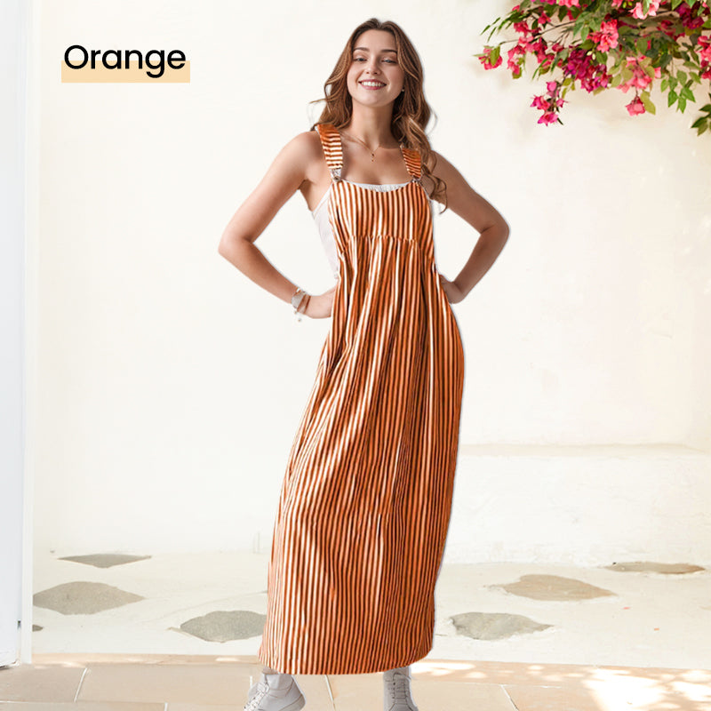 ✨Hétköznapi csíkos camisole ruha - fáradságmentes stílus és kényelem