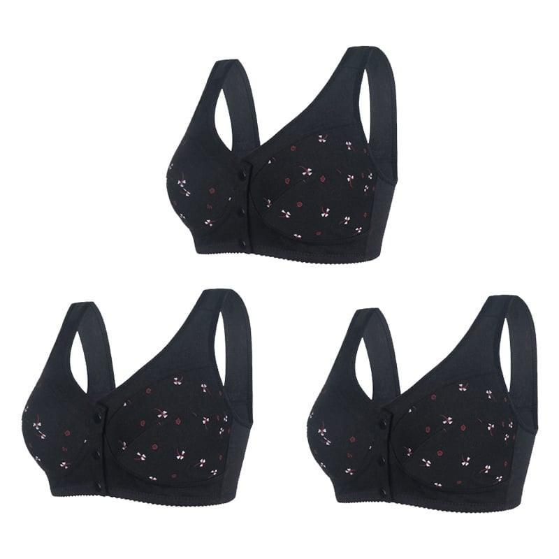 Vásároljon 1et és kapjon 3at ingyen (3 db) 🔥 2024 Cotton Front Opening Senior Bra