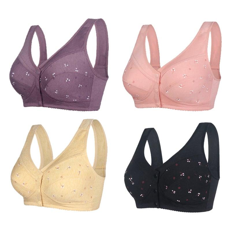 Vásároljon 1et és kapjon 3at ingyen (3 db) 🔥 2024 Cotton Front Opening Senior Bra