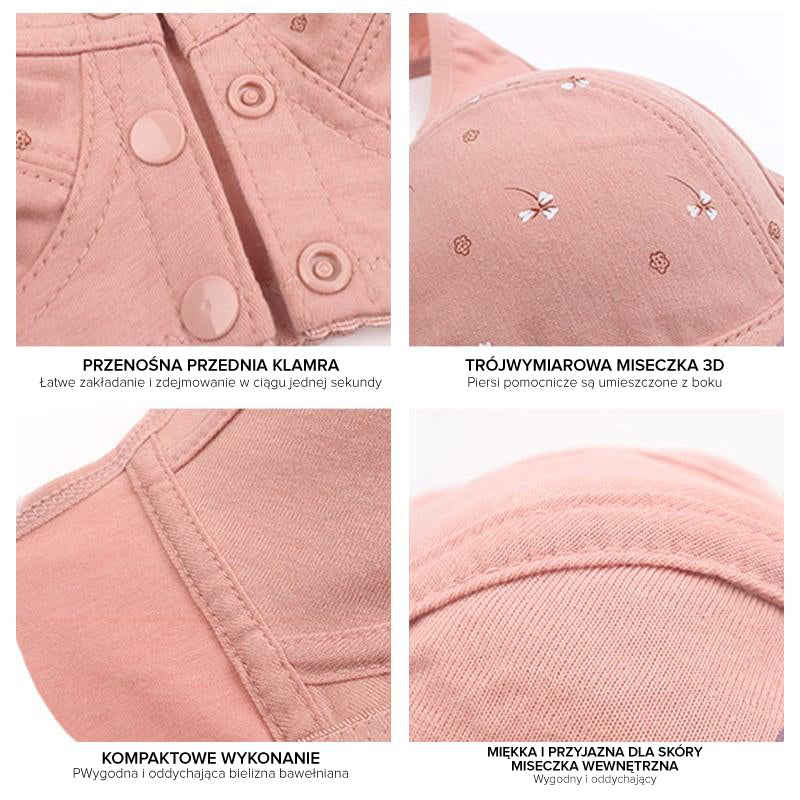 Vásároljon 1et és kapjon 3at ingyen (3 db) 🔥 2024 Cotton Front Opening Senior Bra